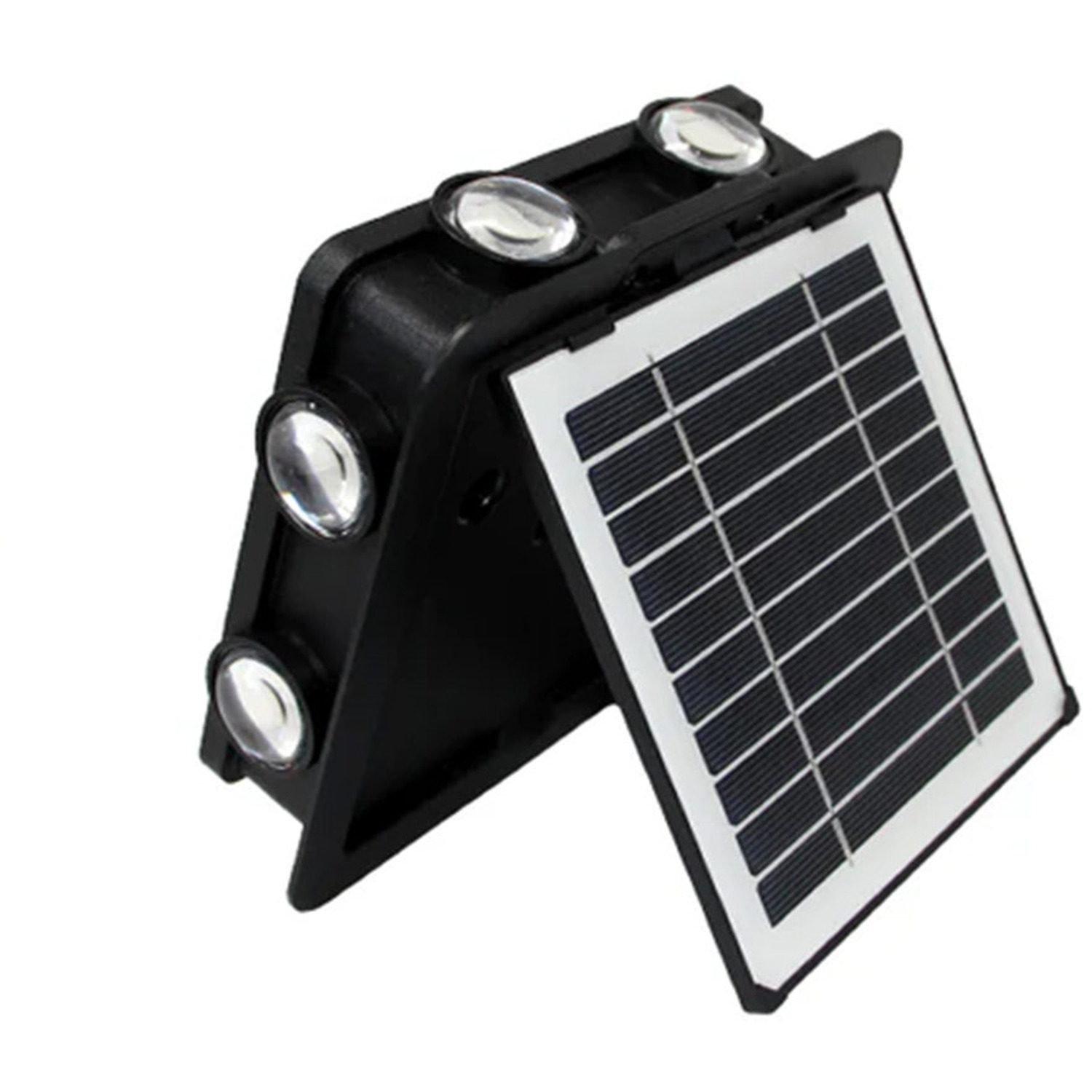 4-Way LED Solar Wall Light