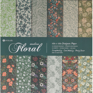 Modern Floral Paper Pad