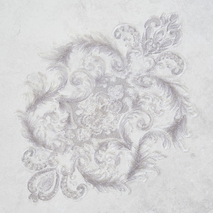 Non-Pasted Non-Woven 3D Embossed Damask Wallpaper Roll