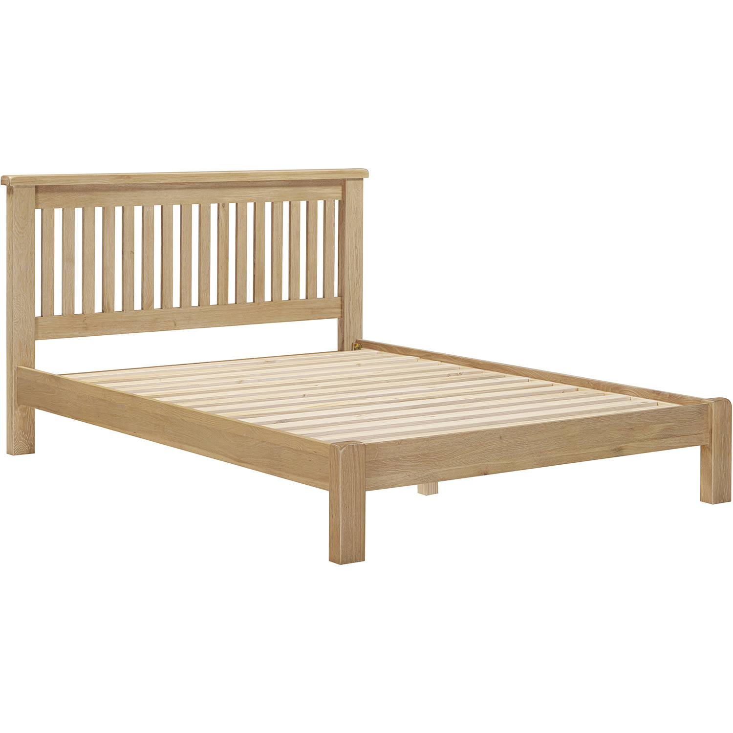 Windsor 5 Bed Low Foot End Part Assembled - Natural Oak