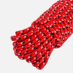 Heavy Duty Red Braided Polypropylene Rope 9mm x 30m