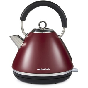 Morphy Richards Accents 1.5L Pyramid Kettle - Rhubarb
