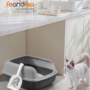 High Sided Cat Litter Tray, XXL Open Top Litter Box
