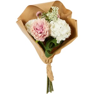 Artificial Peony and Hydrangea Bouquet