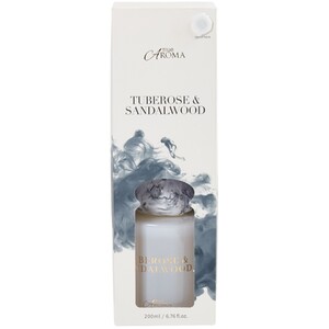 Tuberose and Sandalwood Marble Reed Diffuser