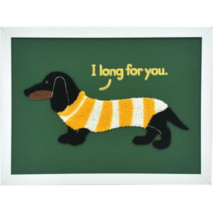 Long For You Dachshund Tufted Wall Art