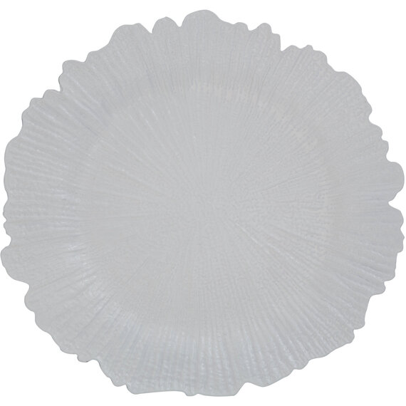 Dia White Reef Charger Plate 33cm