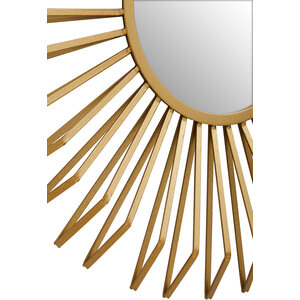 Alchemist Small Square Gold Finish Wall Mirror