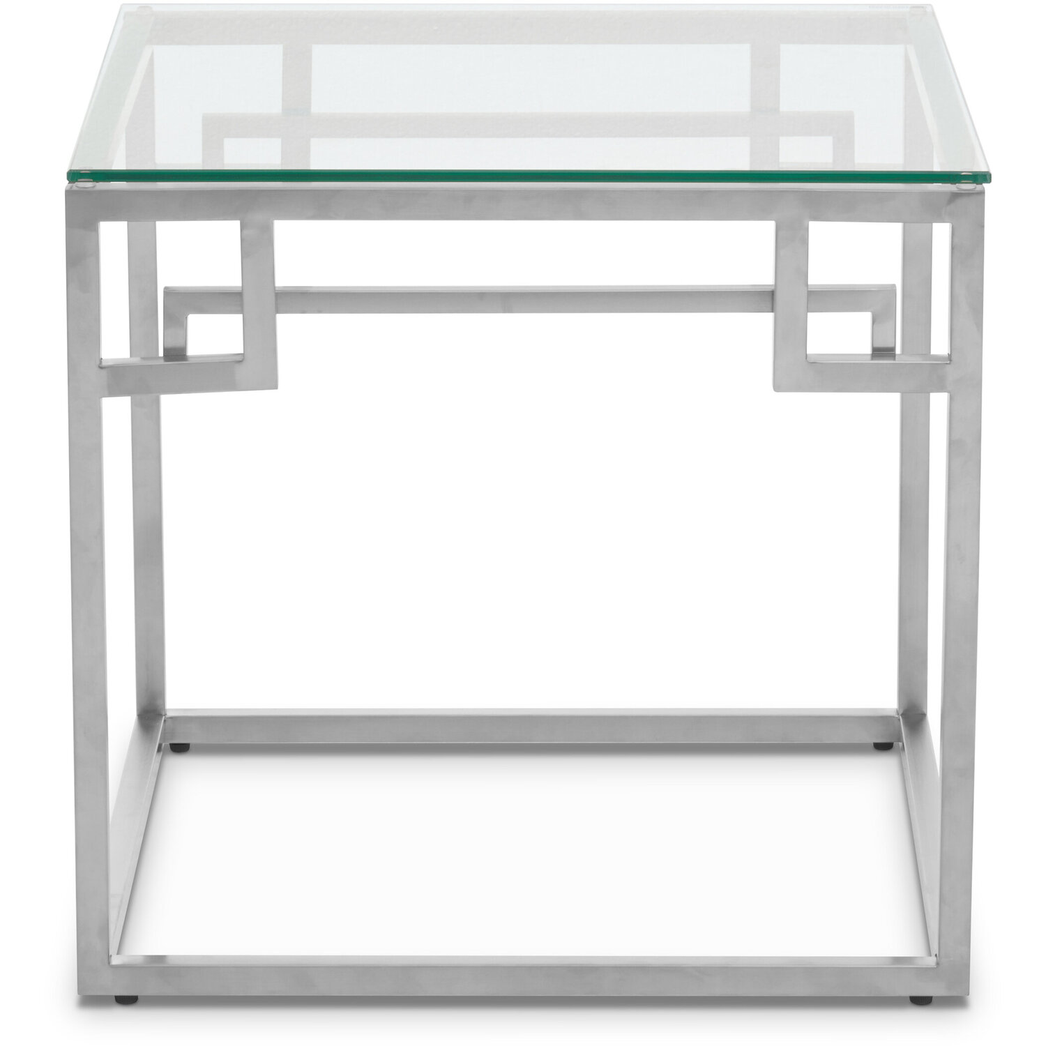 Allure Silver Side Table - Silver