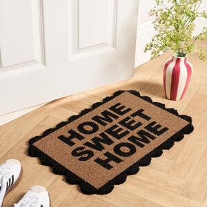 OHS Scallop Edge Home Sweet Home Printed Coir Mat