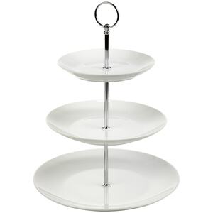 3 Tier White Round Cake Stand