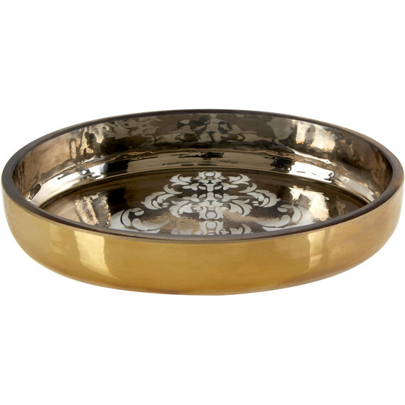 Elissa Oval Gold Soap Dish