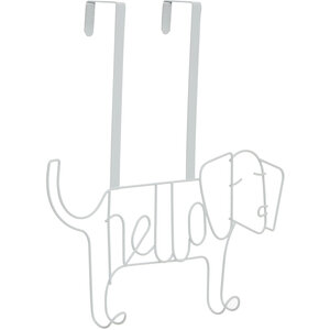 Kirby White Sausage Dog Hanger