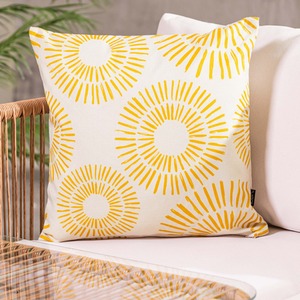 2 Pack Cushion 43x43 Kyoto Fabric - Golden Sun
