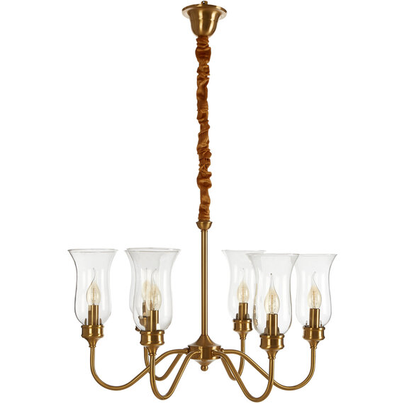 Zissi 6 Arm Gold Ceiling Light