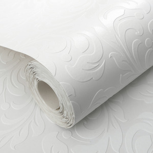 Damask Scroll Paintable Wallpaper