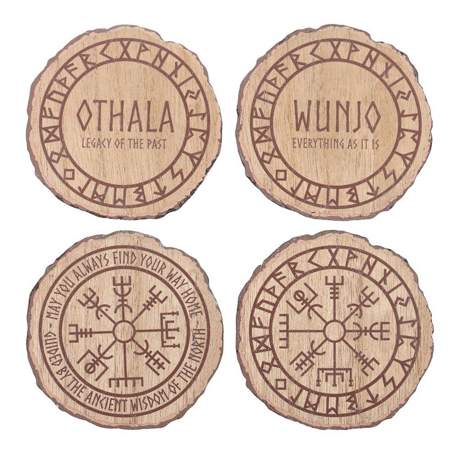 Image of Something Different Norse Mythology Wood Coasters&hellip;