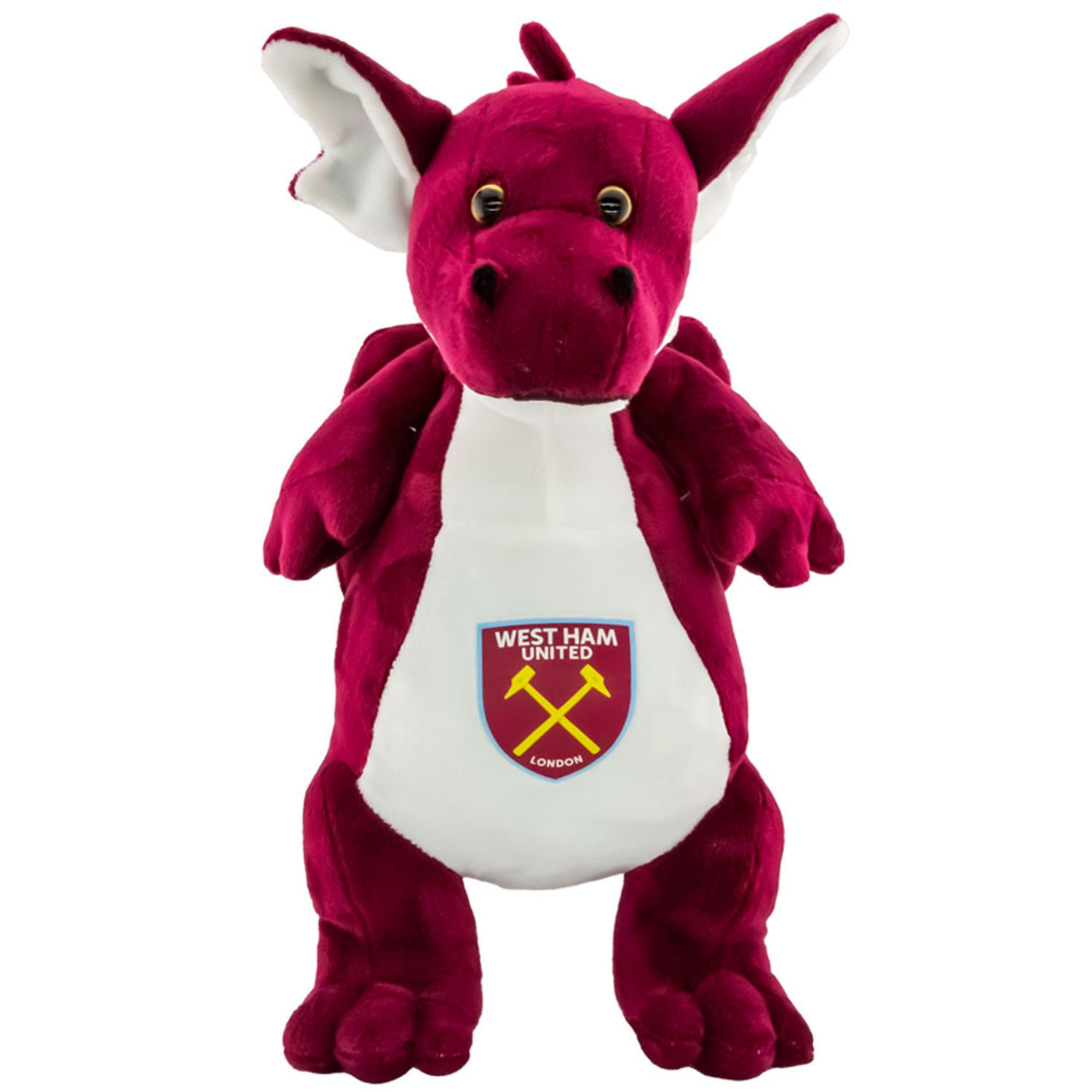 West Ham United Fc Dragon Plush Toy - Claret/White