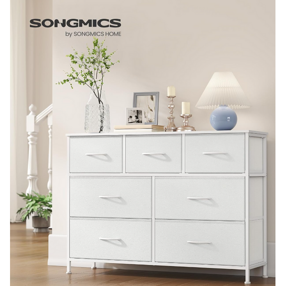 SONGMICS Chest of Drawers, 7 Storage Drawers Storage Unit
