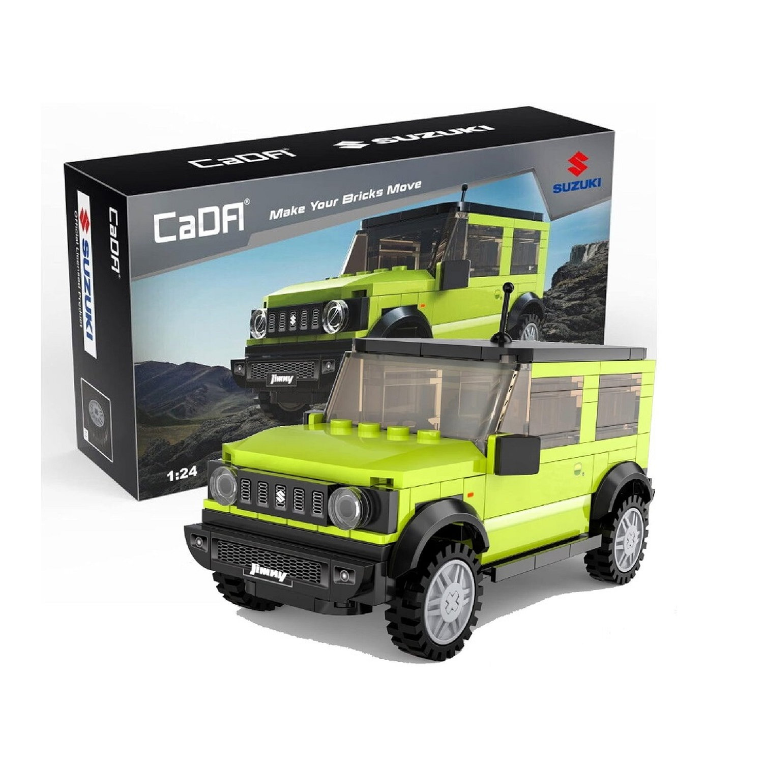 CaDA Cars Suzuki Jimny Brick Construction Model 1/24 - Image 9