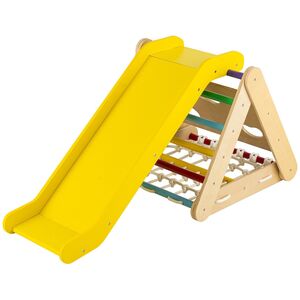 Wooden 4-in-1 Climber Slide Ramp