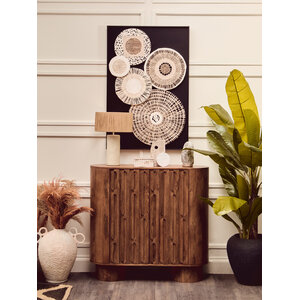 Modello Natural And black Paper Design Wall Art