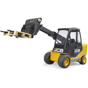 Bruder JCB Teletruk with Pallet Telescopic Forklift with Forward-Reaching Mast