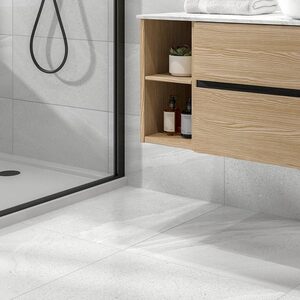 Ardsley Light Grey Matt Porcelain Wall & Floor Tiles 600 x 600