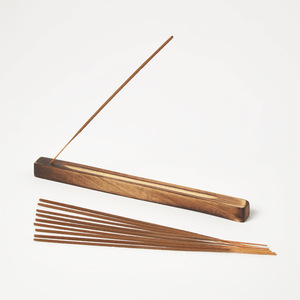 Chakra Incense Sticks Gift Set with Wooden Burner