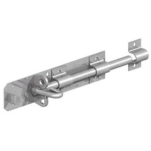 GateMate Galvanised Brenton Padbolt (L) 150mm