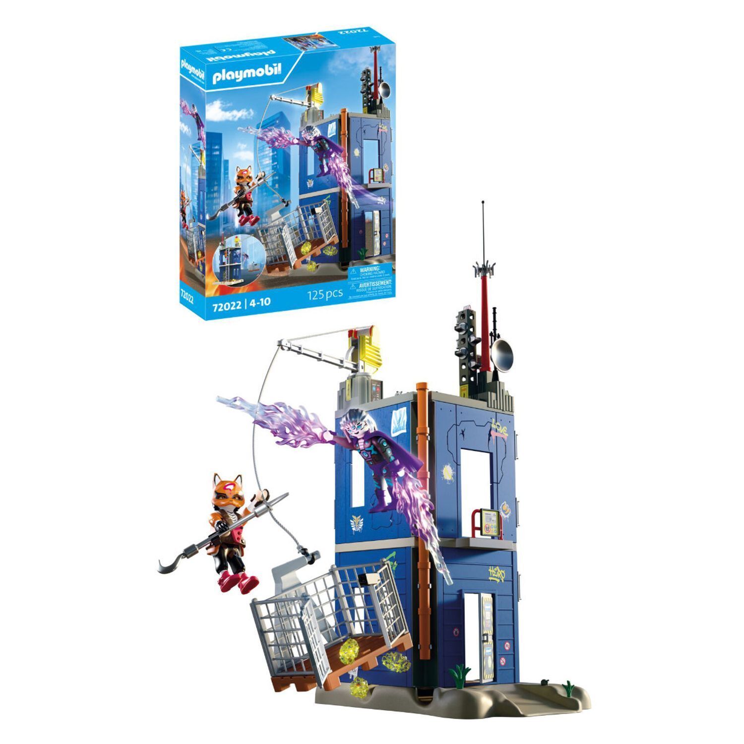 Heroes Duel in the Tower - Grey
