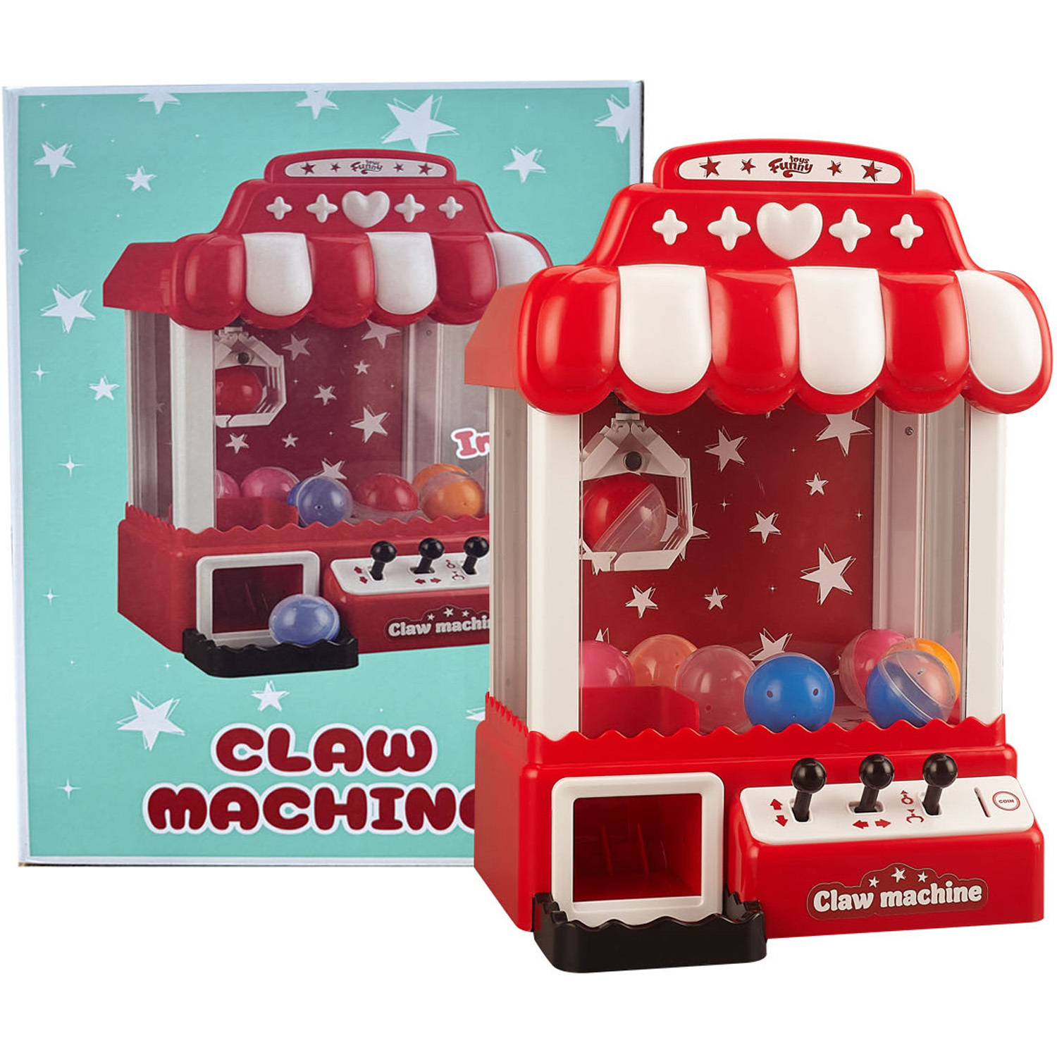 Mini LED Claw Machine Toy