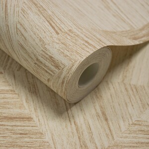 Talenso 3D Parquet Wood Effect Blown Vinyl Wallpaper