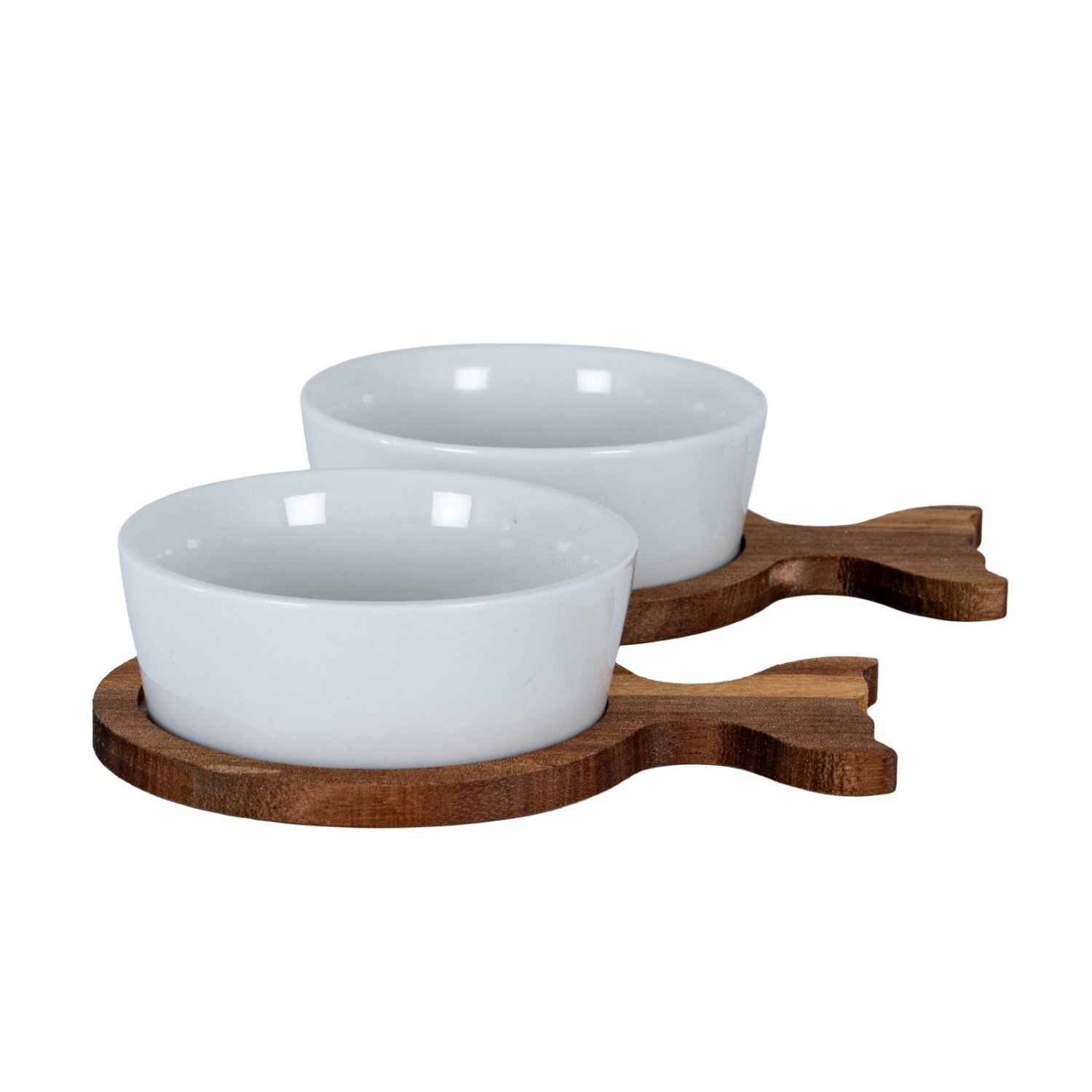 Image of Set of 2 Acacia Fishtail Serving&hellip;