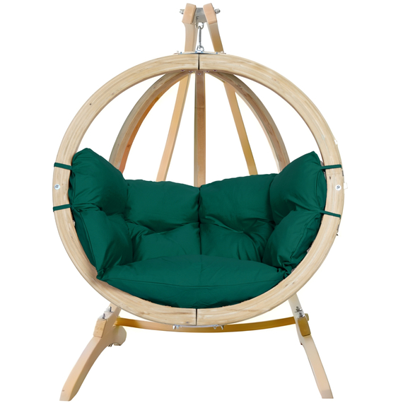 Globo Verde Single Hanging Egg Chair Set