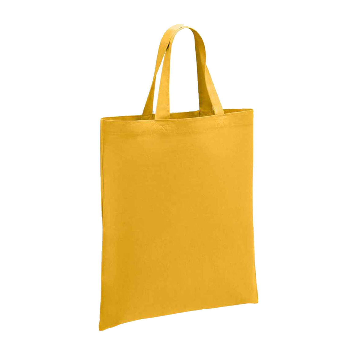 Brand Lab Cotton Short Handle Shopper Bag - Mustard Yellow