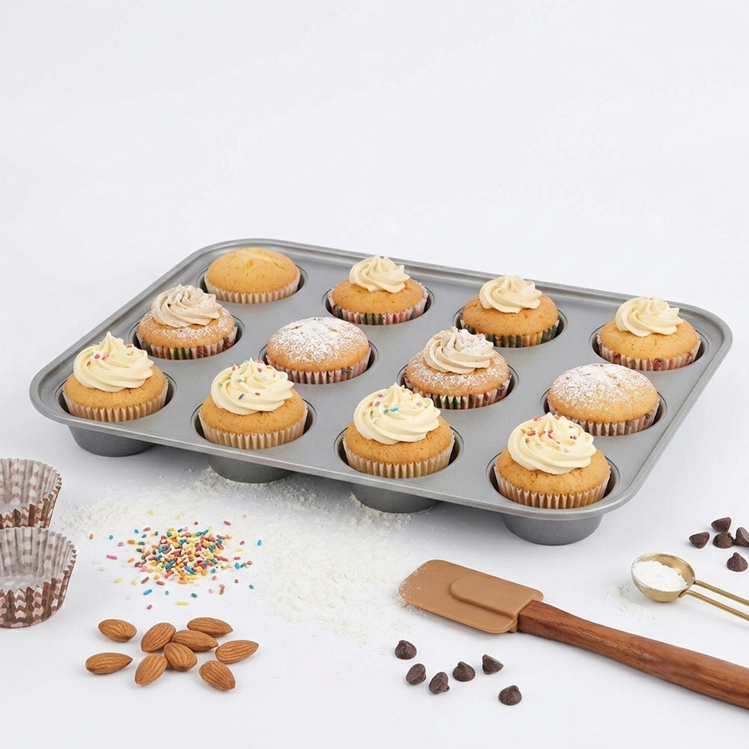 Image of 1 x 12 Cup Non-Stick Muffin&hellip;