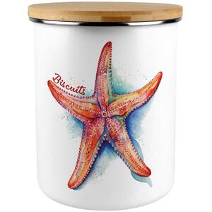Vibrant Starfish Extra Large Biscuit Tin