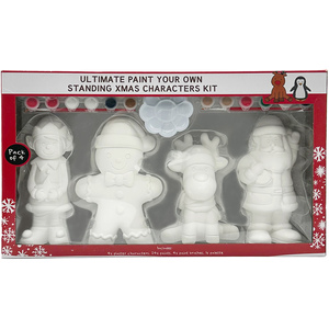 Ultimate Paint Your Own Xmas Characters Kit