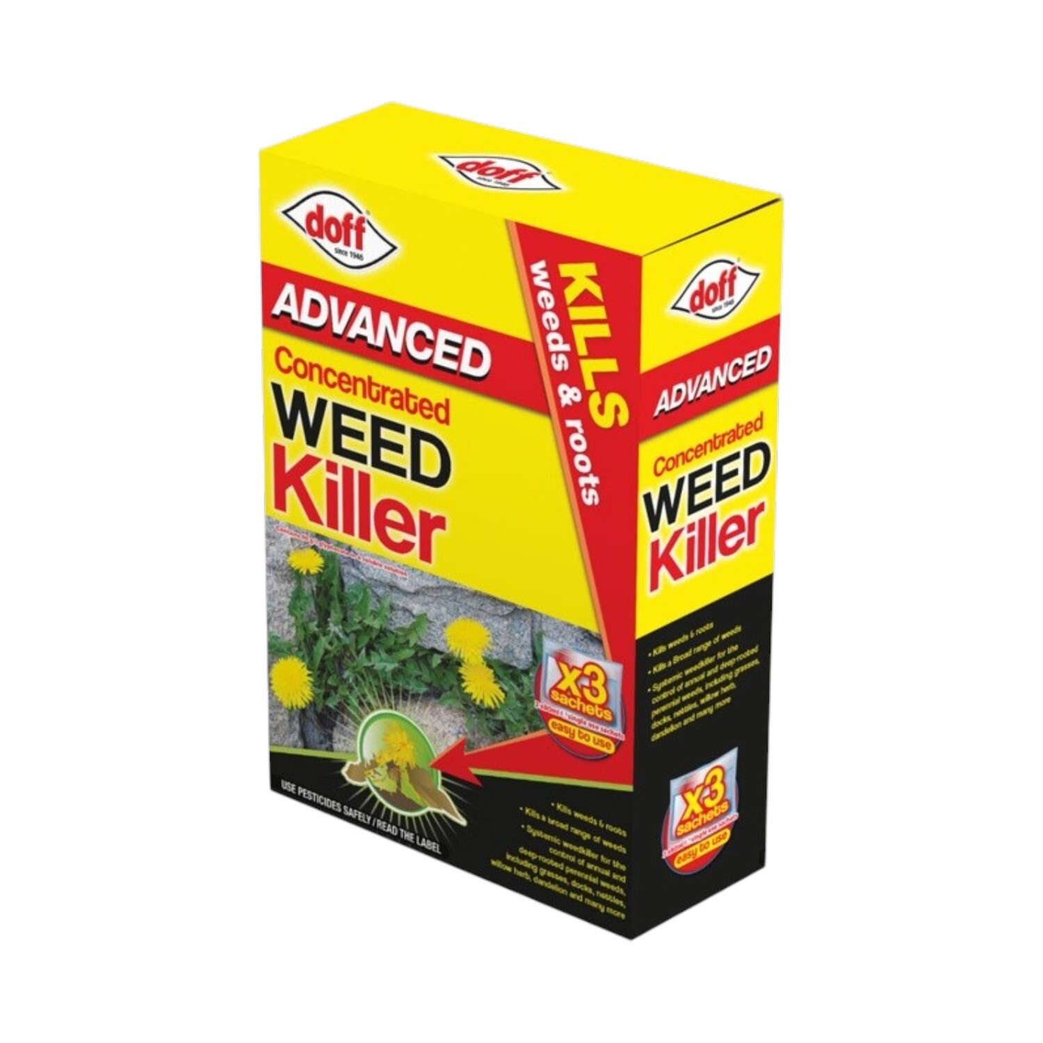 Doff Advanced Concentrated Weedkiller - Light Yellow