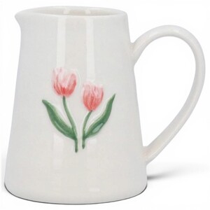 Gisela Graham Tulip Design Small Ceramic Jug