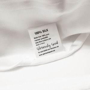 white White Mulberry Silk Pillowcase  shot 18639429