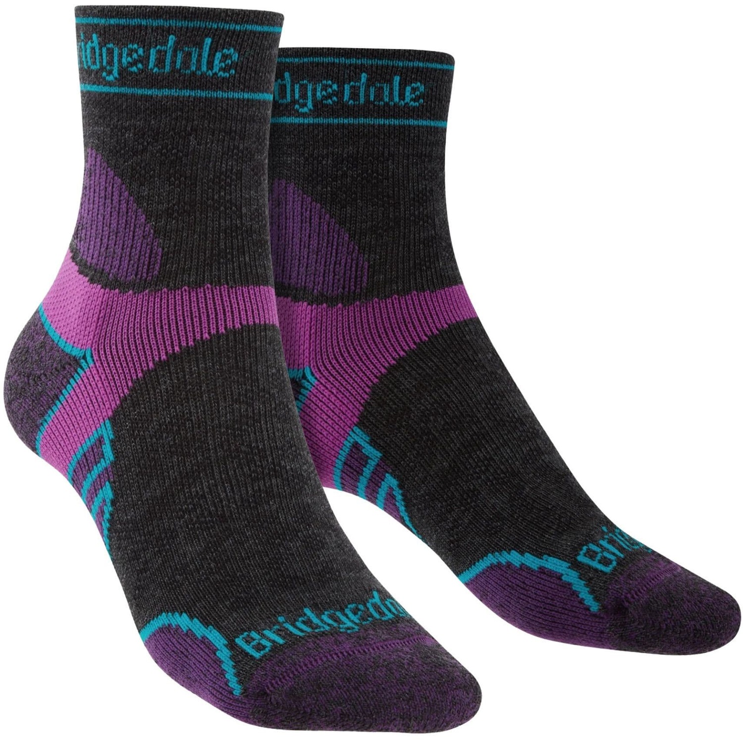 Bridgedale Ladies Running Lightweight T2 Merino 3/4 Socks