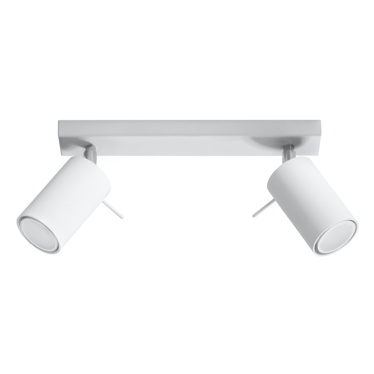 Sollux Plafond Ring 2 White Ceiling Light - Steel - GU10 Socket - Image 2