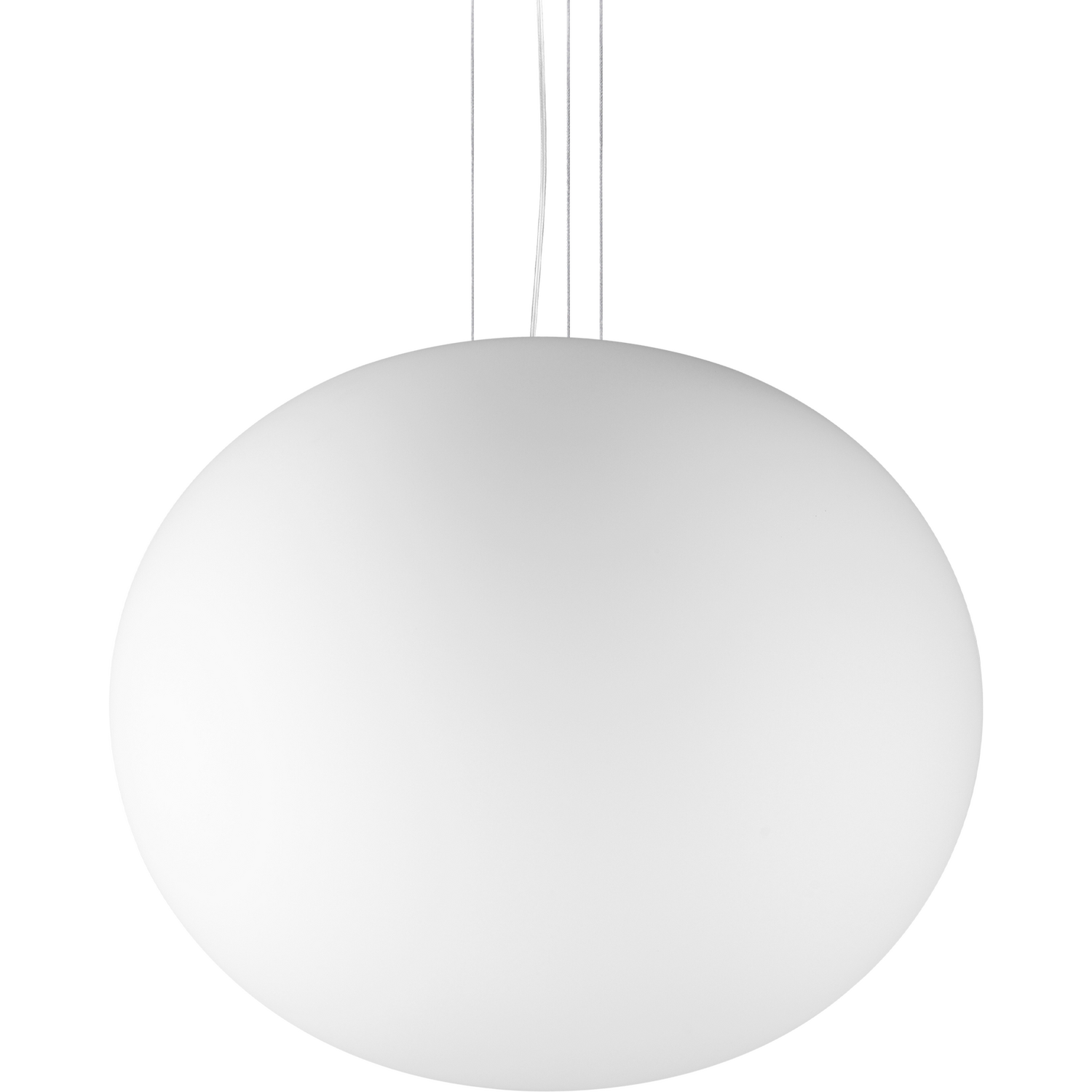 B&Q - Luminosa Cotton 50Cm Globe Pendant Ceiling Light White 1X E27 - Image 2