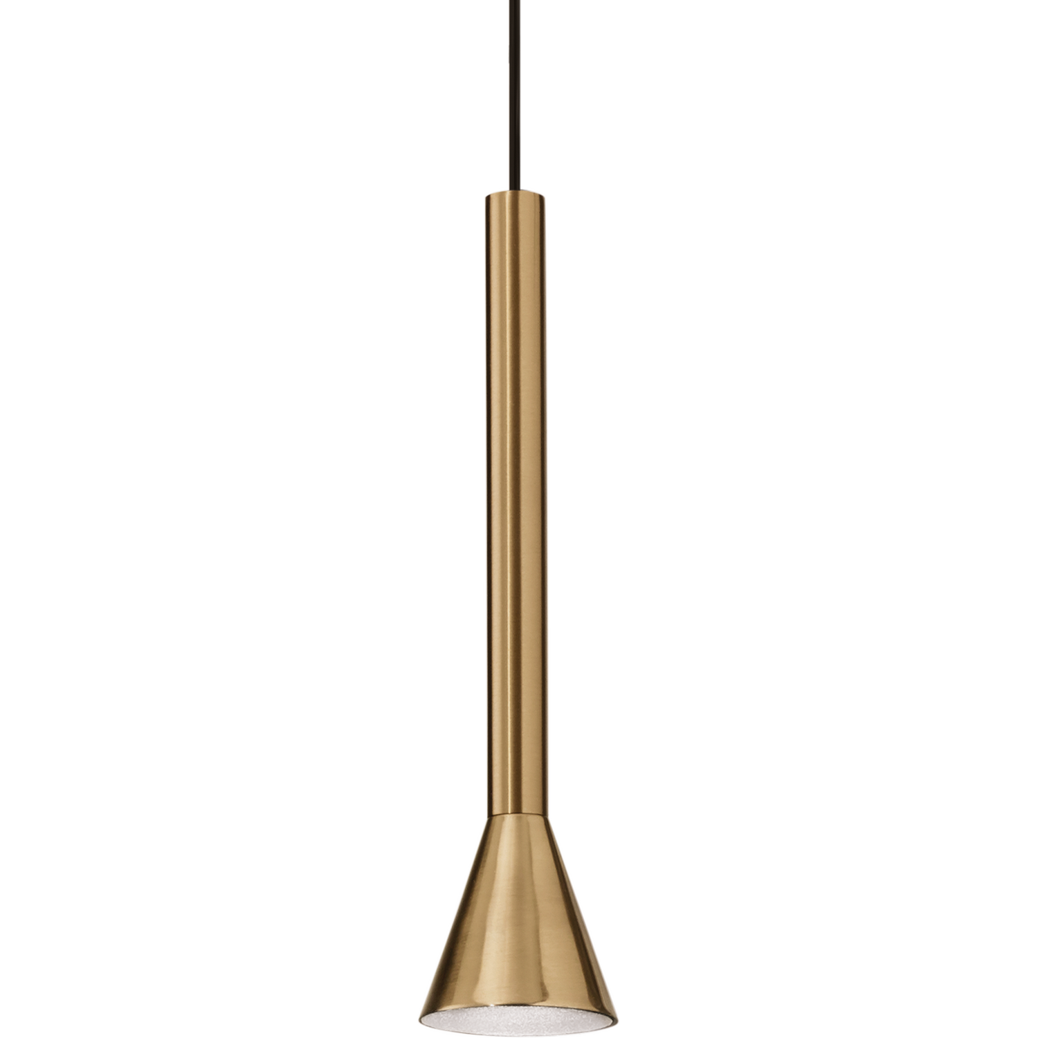 Ideal Lux Diesis Brass-Coloured Led Hanging Light, Ø 6 Cm, Metal - Image 2