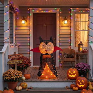 Pegdev Pop Up Foldable Vampire Outdoor Halloween Decoration