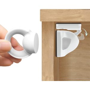 Booboo Baby Magnetic Child Safety Cupboard Locks for Children x4 Locks + x1 Key