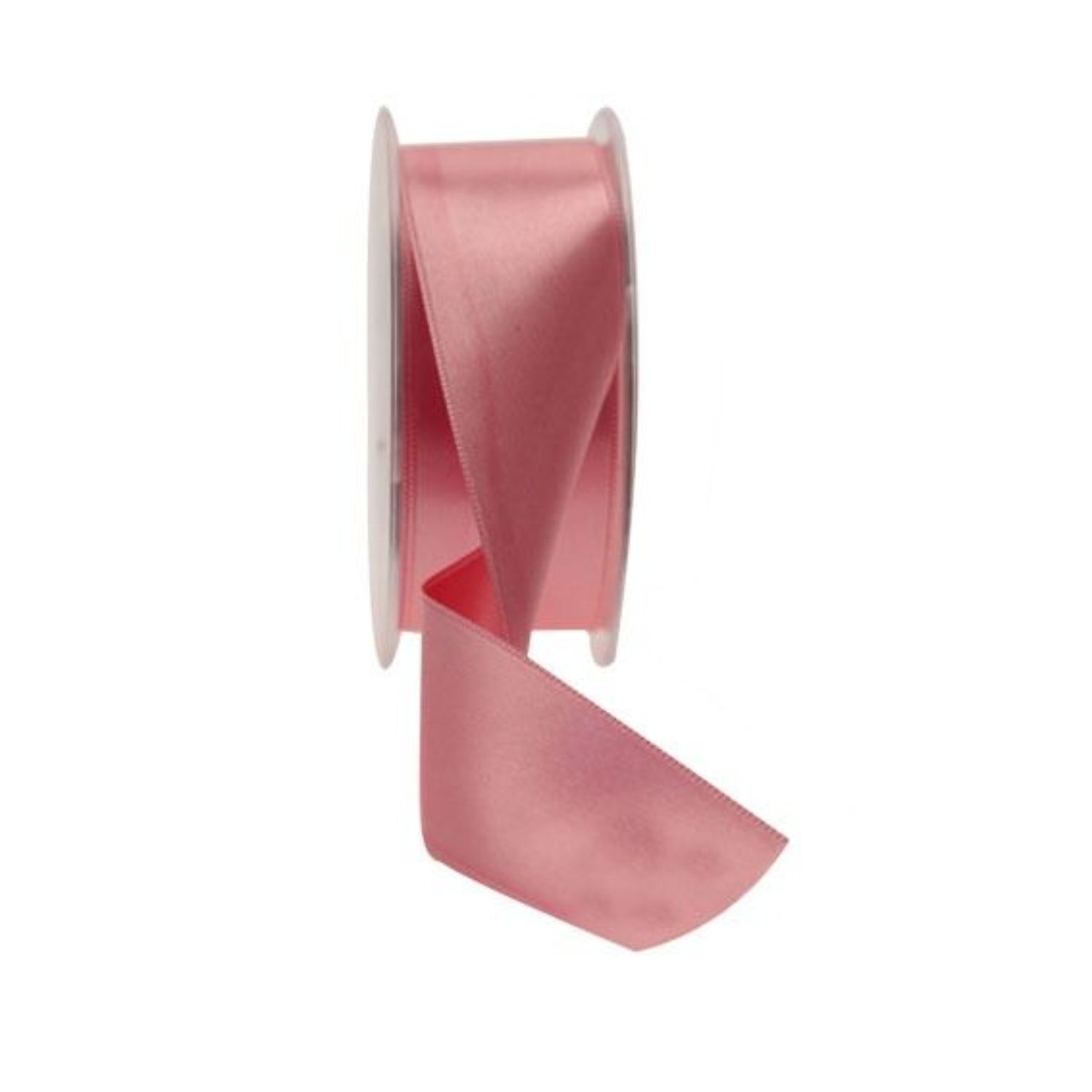  - 35mm Soft Satin Ribbon 2 PackPink - Image 3
