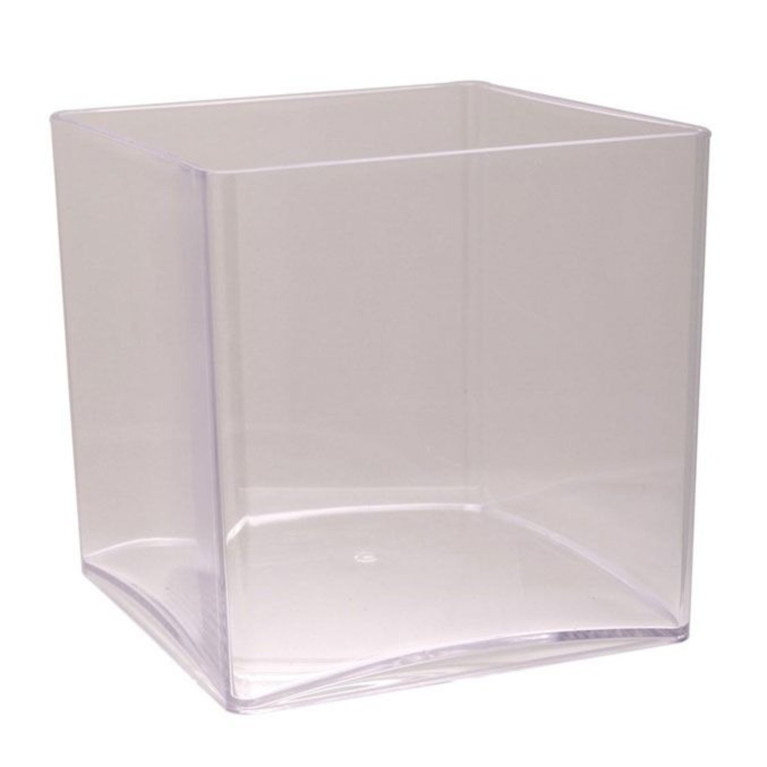  - Acrylic Cube Vase 15Cm 2 PackClear - Image 3